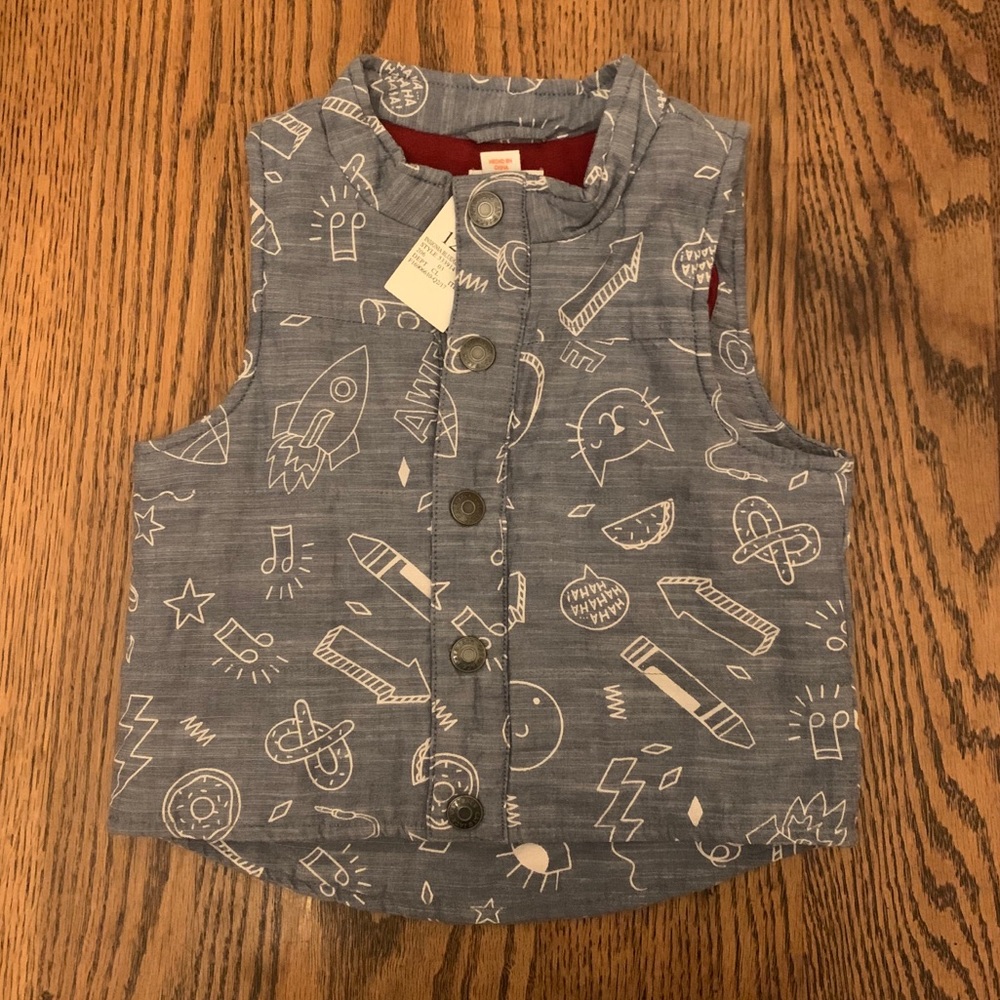 Cat and Jack Vest NWT 12 Months